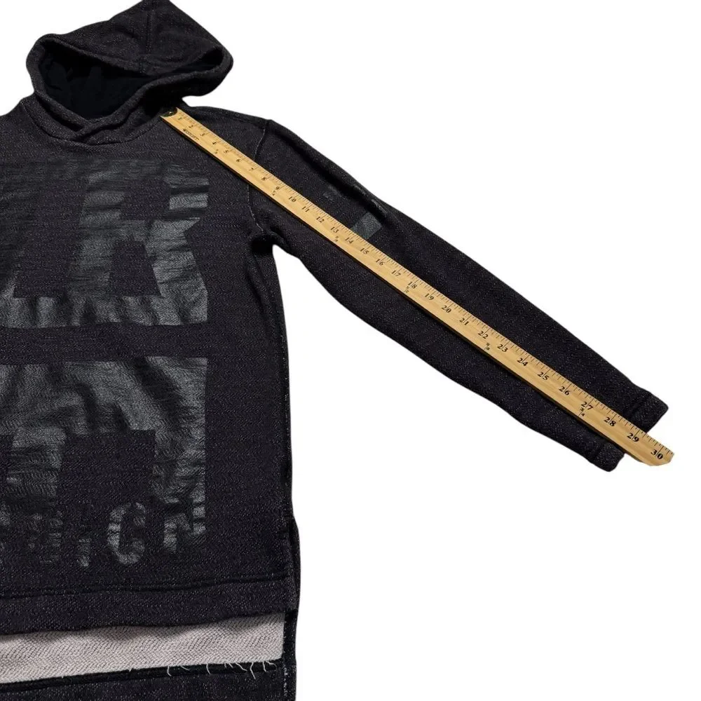 True Religion Spell Out Logo Hoodie Pullover Sz S